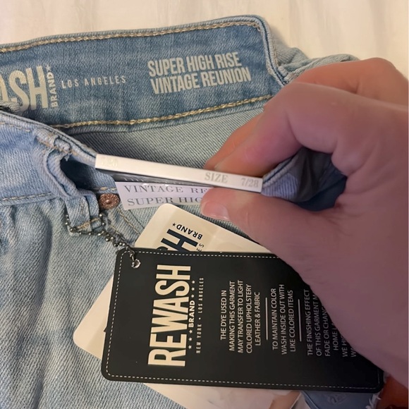 REWASH Denim Short - Picture 5 of 5
